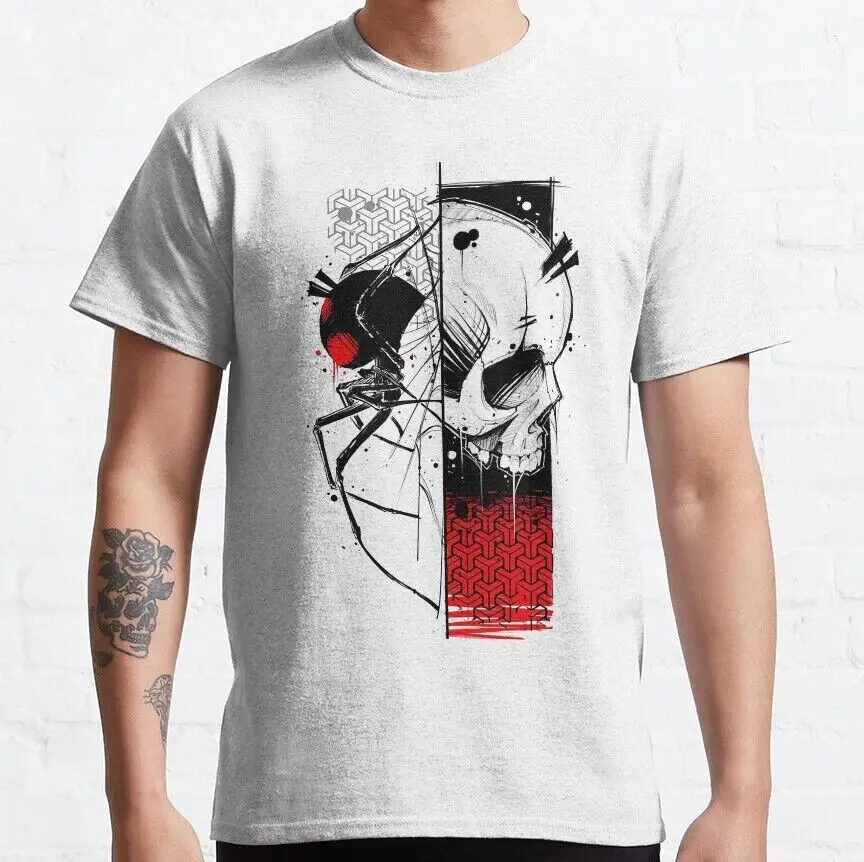 Skull Spider Urban Goth Shipping From USA Cool For Men Clothing Women Tees Y2K Tops Unisex Summer Short Sleeve