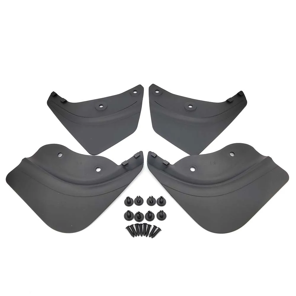 

4PCS Black Front & Rear Mud Flaps Splash Guard Fender For Tesla Model-Y 2021-2023