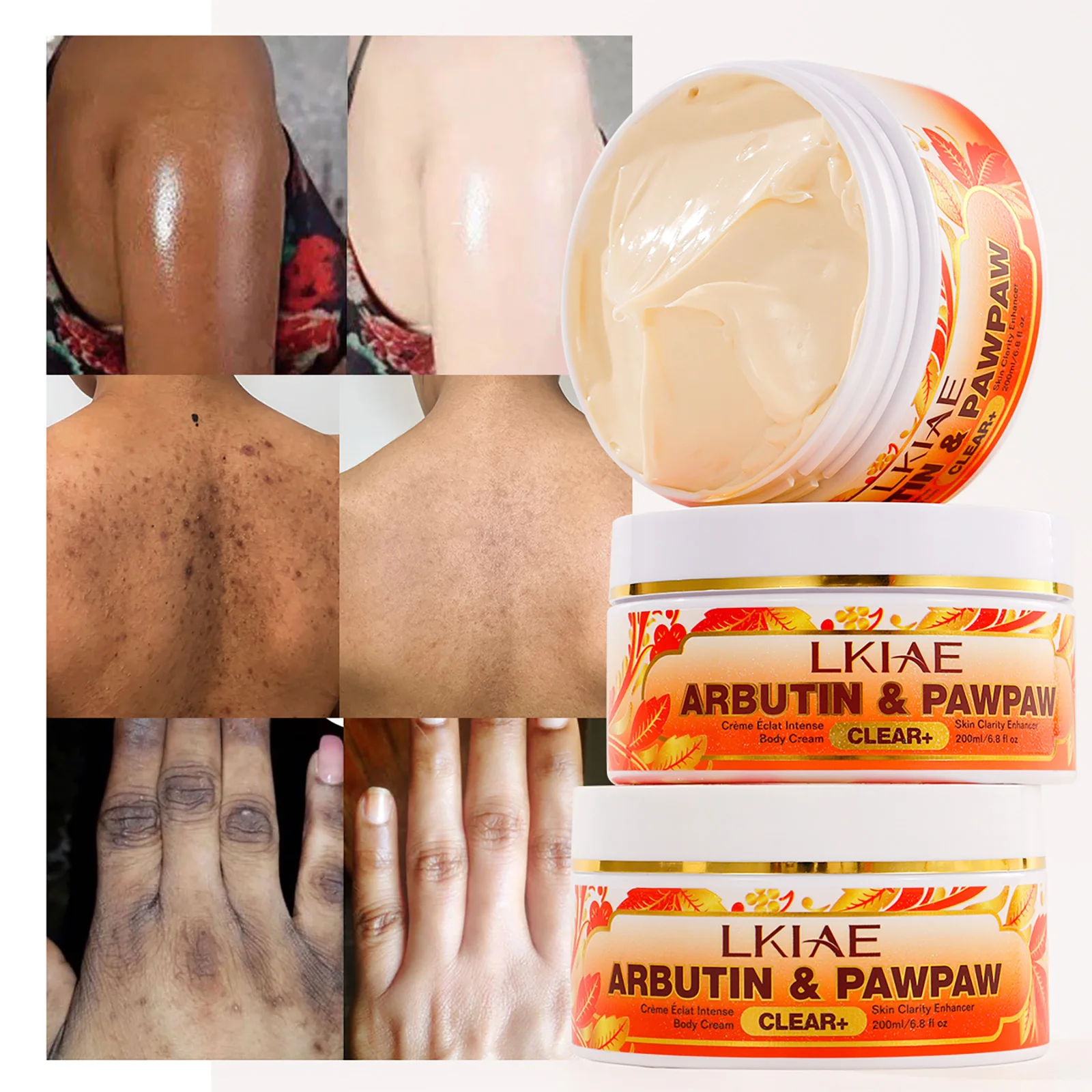 AILKE-Crème pour le visage blanchissante anti-rides au carotène naturel, éclaircissante, nourrissante, anti-âge, soins de la peau coréens,