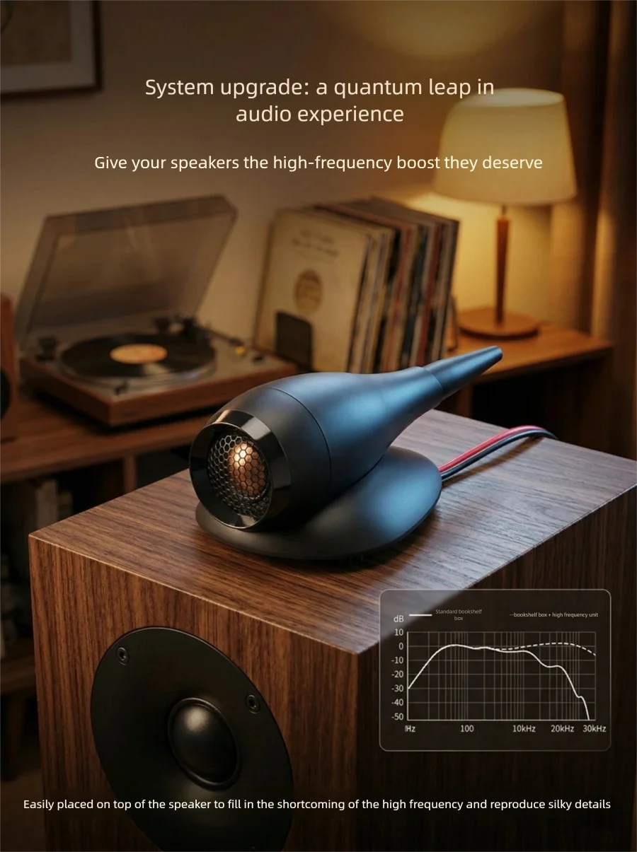 HIFIDIY C1-50 Audiosystem - Externe Hochfrequenz-Einheit 25-Kern Bienenwachs-Kupferdraht-Membran - High-End Hi-Fi Klangqualität – Detail 8