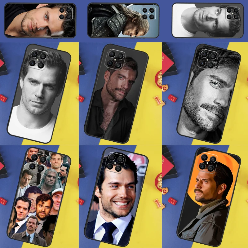 Henry Cavill Case For Huawei P40 Lite P20 P30 P50 Pro P Smart 2021 Nova 5T Honor X8 X7 X9 50 70 Cover