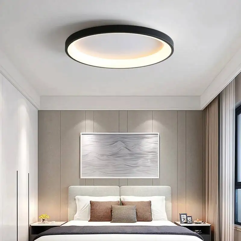 

Современный светодиодный потолочный светильник для отеля, спальни, гостиной, прохода, круглый потолочный светильник, простой внутренний светильник для украшения дома, светильники