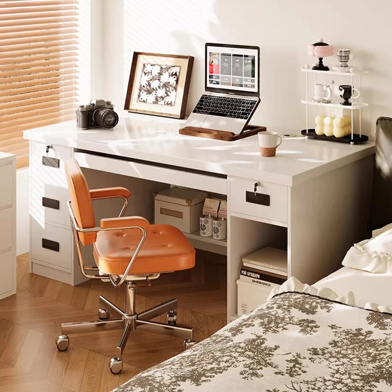 โต๊ะทำงานดีไซน์ประหยัดพื้นที่ สำหรับห้องนอน หรูหรา มีลิ้นชัก โต๊ะทำงานทันสมัย โต๊ะประชุม สไตล์มินิมอล เฟอร์นิเจอร์ทันสมัย