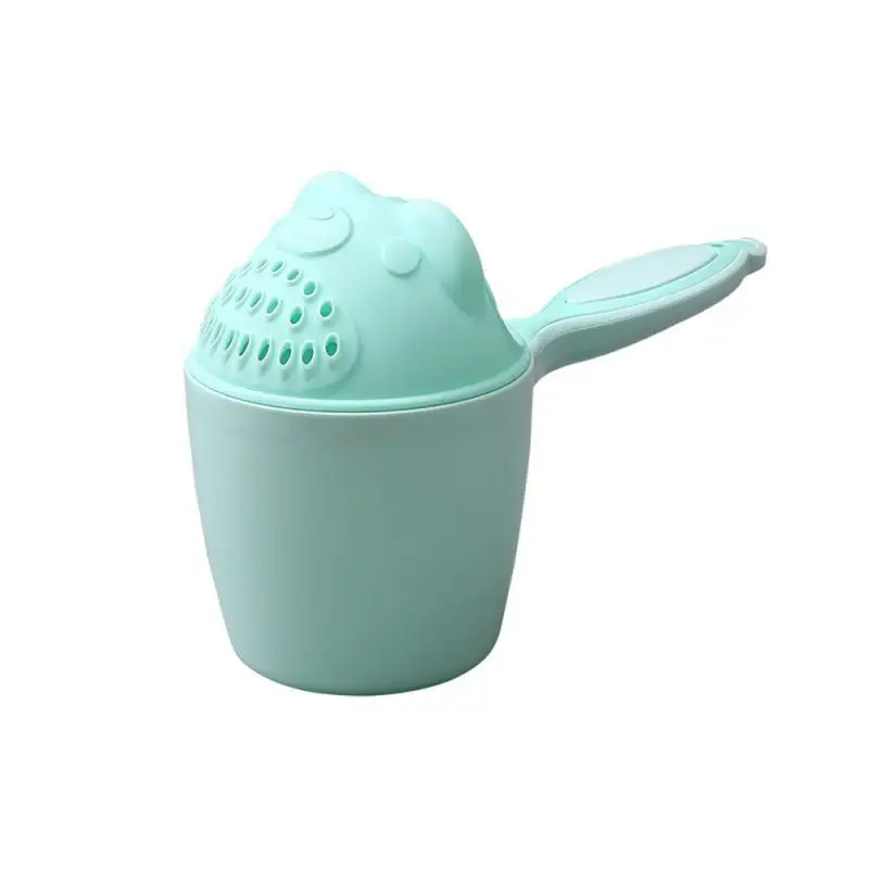 Cute Cartoon Baby Bath Caps Toddle Shampoo Cup Children Bathing Bailer Baby Shower Spoons Child Washing Hair Cup Kids Bath Tool