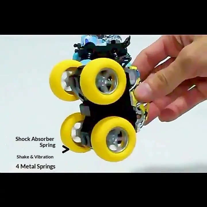 Mini coche de inercia de juguete para niños, reconocimiento automático de colisión, coche para correr de doble cara, juguetes divertidos para niños y niñas, regalo de Navidad