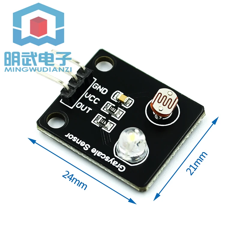 Línea de Sensor de escala de grises analógica, módulo de seguimiento de Sensor de caza, bloques de construcción electrónicos, competición electrónica