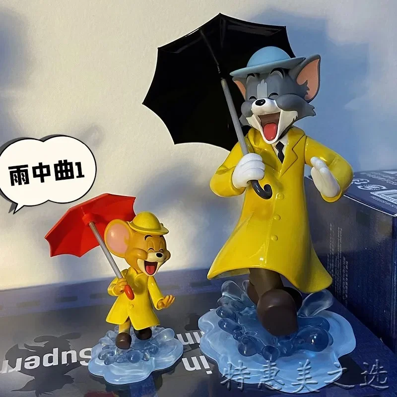 9cm Tom And Jerry Blind Box Warner Anniversary Collection Series Mysterious Surprise Box Tom And Jerry Christmas Gift For Kids