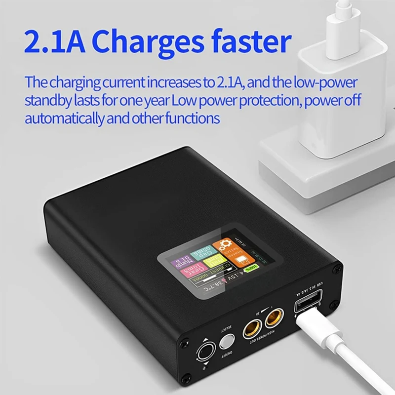 Portable Mini Spot Welder Kit with Color LCD Screen 500mAh Rechargeable Lithium Battery for 18650 Cell/Battery Repair-A20R