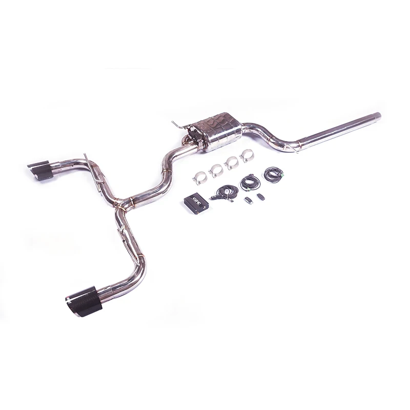 

Идеальный звук выхлопной системы автомобиля для Golf 7GTI 7,5GTI MK7 2,0T 2000cc, водосточные трубы, полная выхлопная система