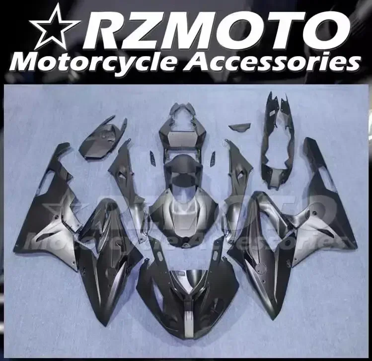 

4Gifts New ABS Whole Motorcycle Bike Fairings Kit Fit for BMW S1000RR 2015 2016 15 16 HP4 Bodywork Set Black Matte Custom