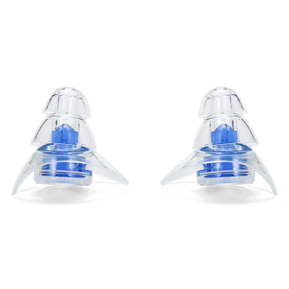 

1Pair Silicone Ear Plugs Noise Cancelling Earplugs Reusable Lightweight Noise Reduction Ear Protection for Sleeping Work Travel