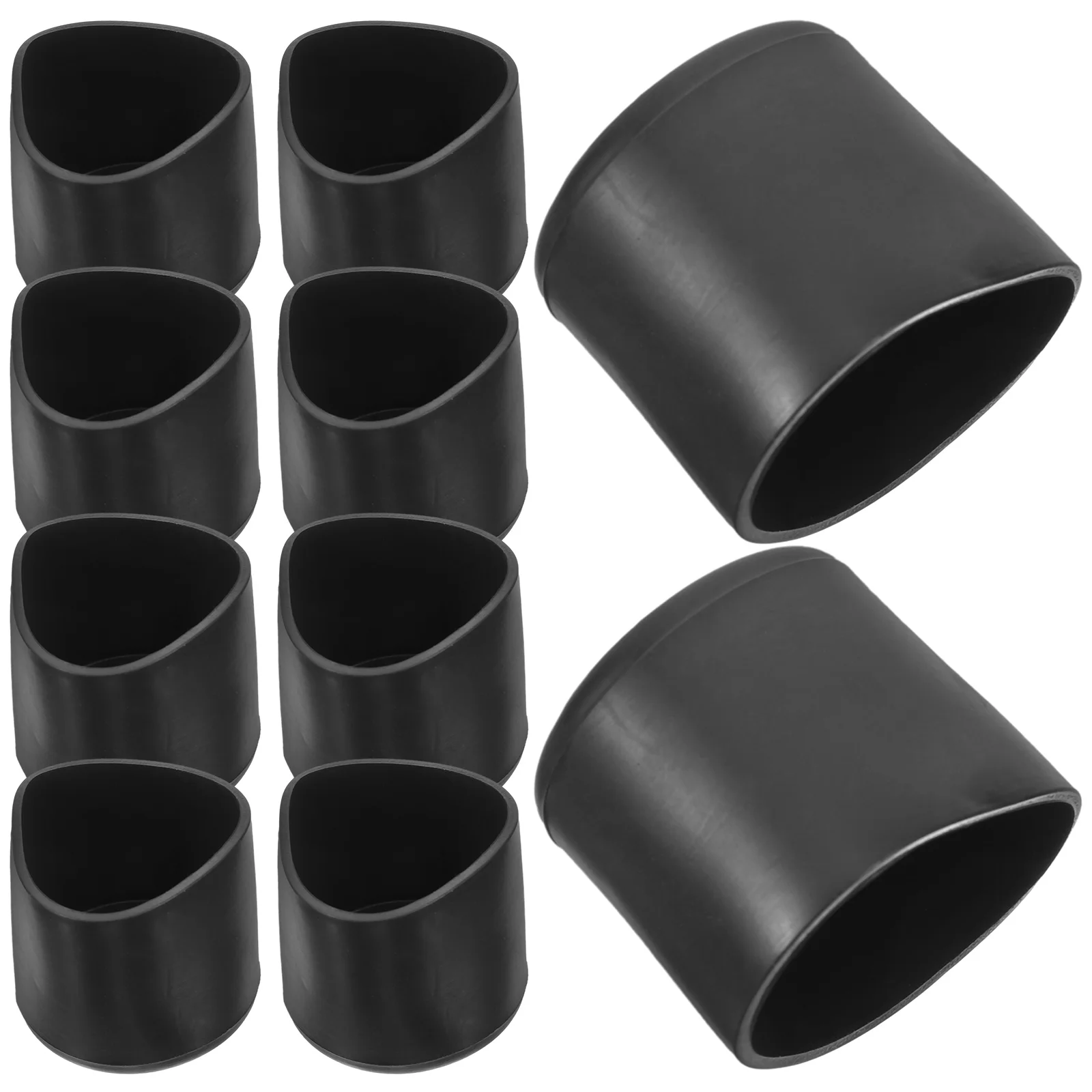 

20pcs 25mm PVC Chair Leg Floor Protectors Black Table Furniture Covers Slip Resistant Noise Reduction Plastic Leg Protectors