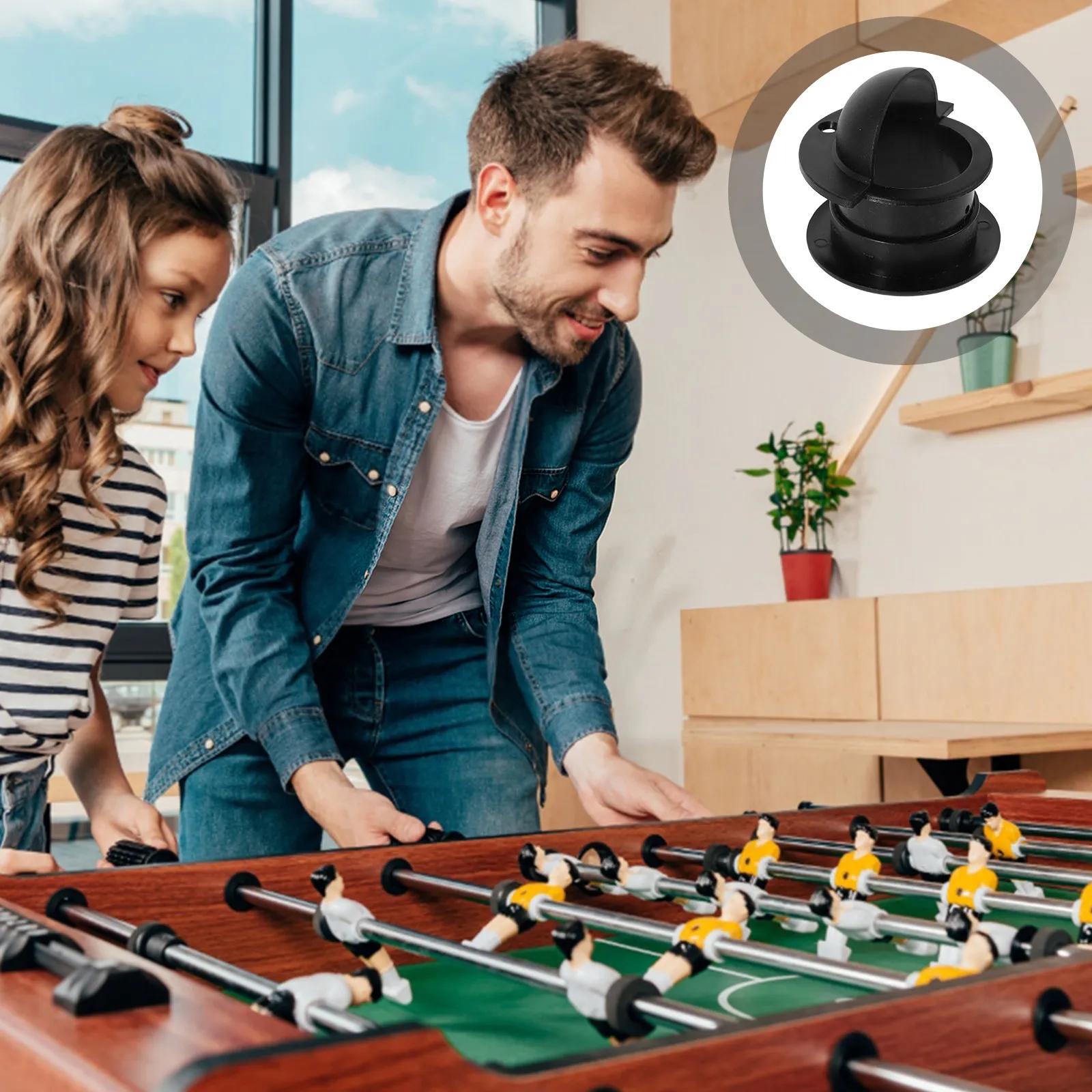 

1Set Table Football Entry Cups Foosball Table Accessories Plastic Entry Dish Replacement for Desk Soccer Machine Fun