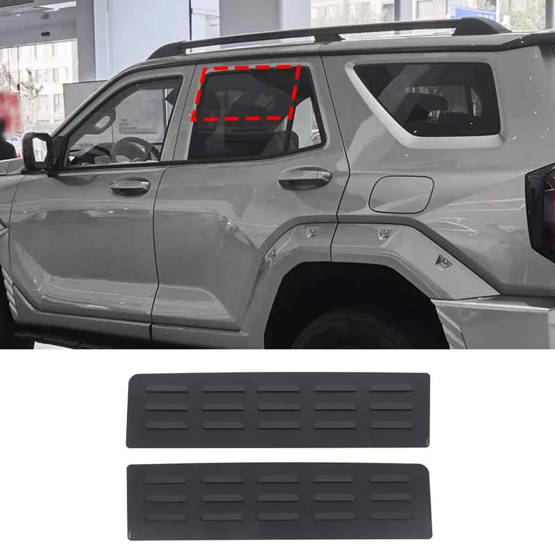 

For Great Wall GWM Tank 400 2025+ Car Door Window Vent Louver Window Air Vents Ventilation Cover Aluminum Alloy Car Accessories