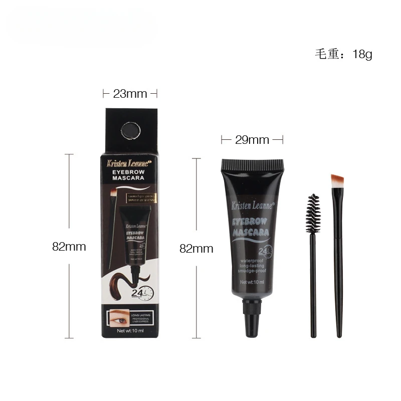 2024 Sales Eyebrow Waterproof Glue 24 Hours Not Shading Shape Persistent Liquid Dye Cream Eyebrow Makeup Products