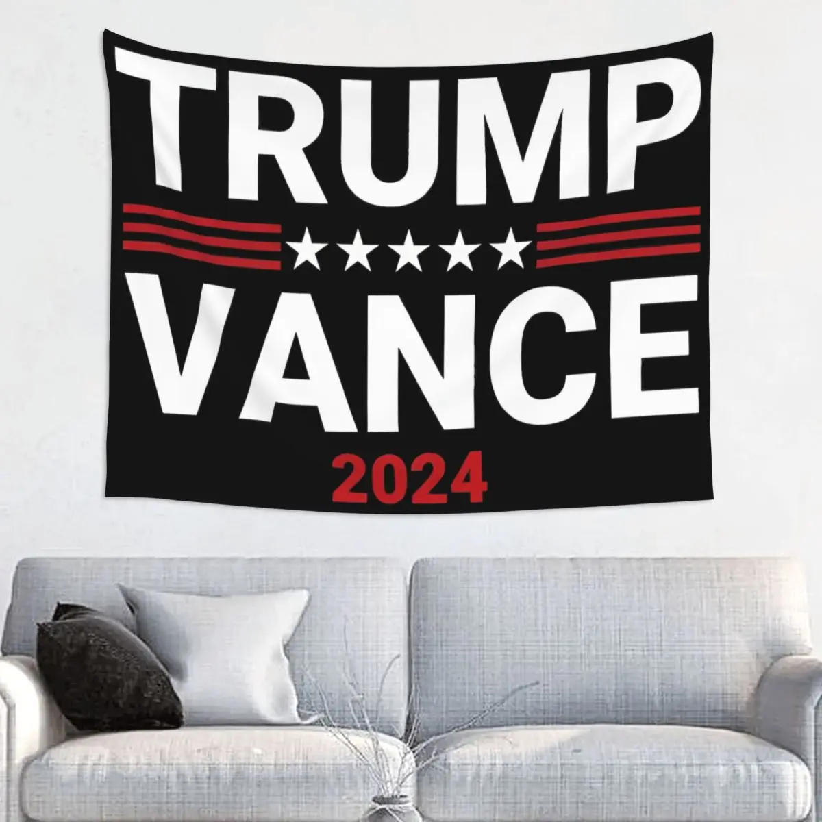 Trump Vance 2024 Election MMGA Tapestry for Bedroom Decorative Tapestries Wall Hanging Decor for Living Room