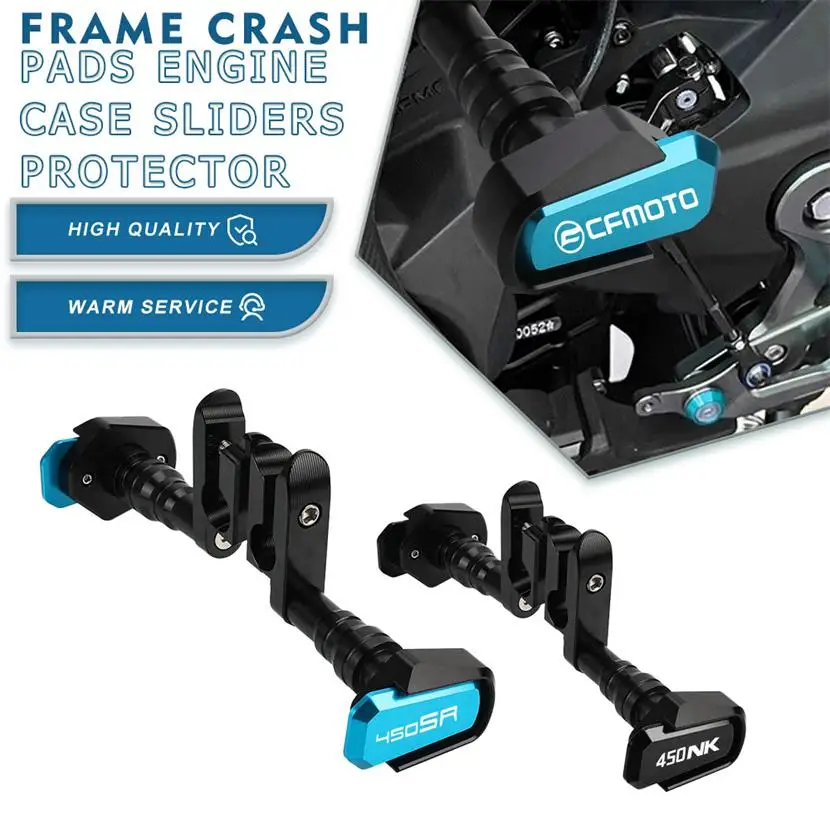 

FOR CFMOTO 450SR 450SS 450 SR SS 2022 2023 Engine Protection Cover Frame Sliders Crash Pad Falling Protector Guard Accessories