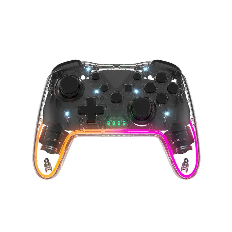 Transparent Wireless Game Controller Gamepad Bluetooth 2.4Ghz Suit for PC Win 7/8/10 Andorid iPhone Switch PS3/4 Game Xmas Gift