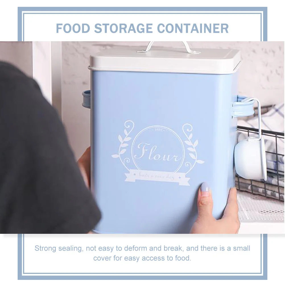 

Multi-Function Grain Box Heavy Duty Rice Container with Seal Lid for Kitchen Storage Bread Candy Desktop Container