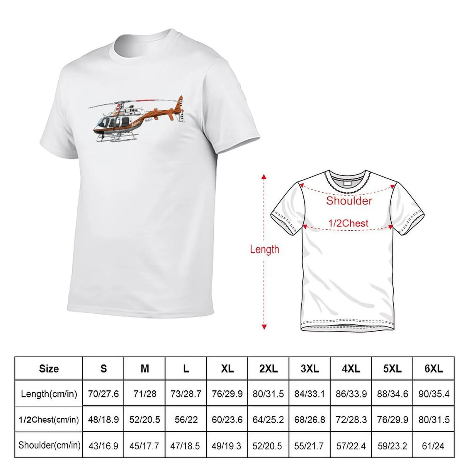 Bell Ranger N407UT UT Lifestar T-Shirt man t shirt graphic man t shirt luxury T-Shirt