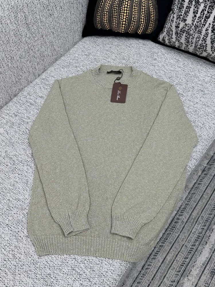 

Men's Busin Casual Long Sve Knitted Sweater LP Version Simple Versatile Base Layer irt Breathable Comfortable Wear