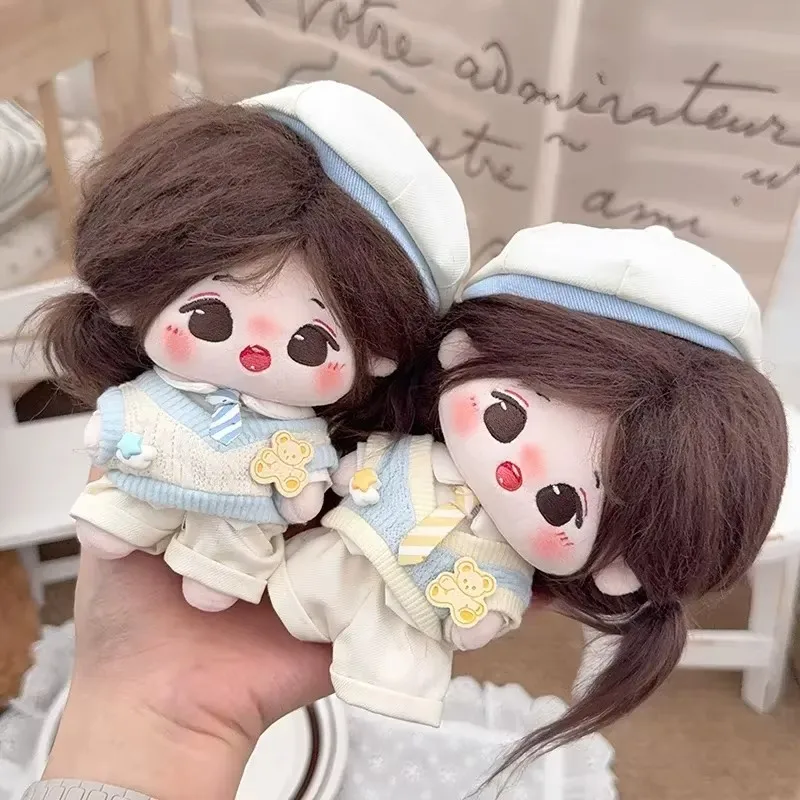 10cm 20cm 40cm Cotton Doll Clothes Sea Salt Cheese College Style Clothing Cute Refreshing No Attribute Doll Replacement Outfit