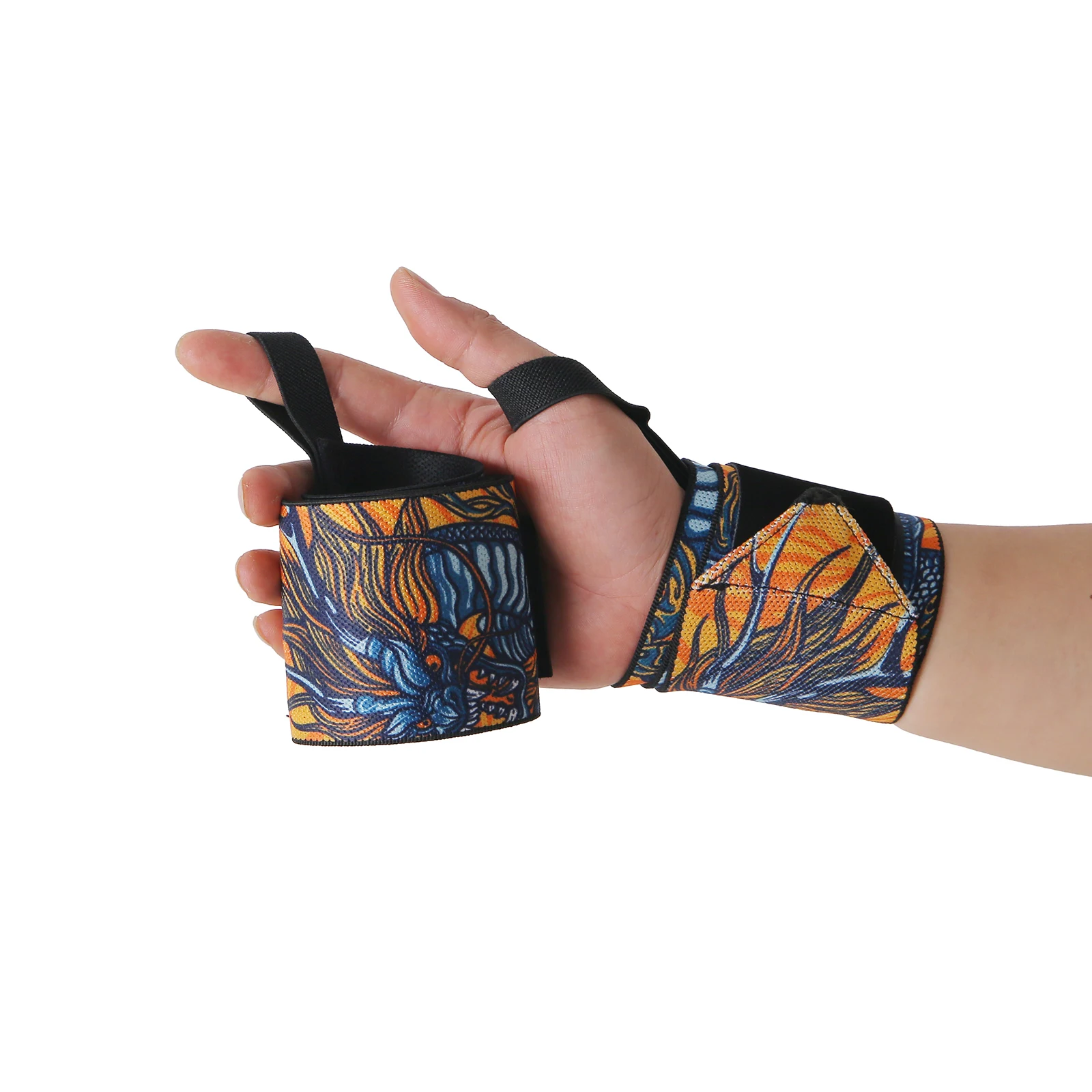 Berserk Anime Gym Gewichtheben-Handgelenkbandagen, Handgelenkbandagen für Gewichtheben, Fitnessstudio-Handgelenkbandagen mit Daumenschlaufe für Powerlifting – Detail 1