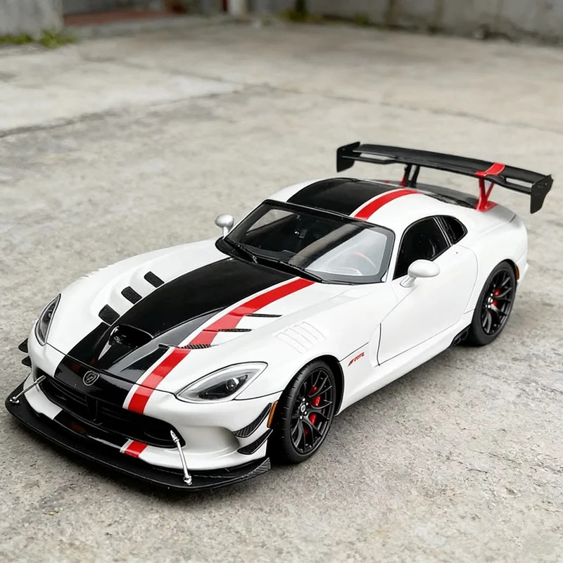 

1:24 Dodge Viper ACR SRT Alloy Muscle Sports Car Model Diecast Metal Racing Vehicles Car Model Sound and Light Children Toy Gift