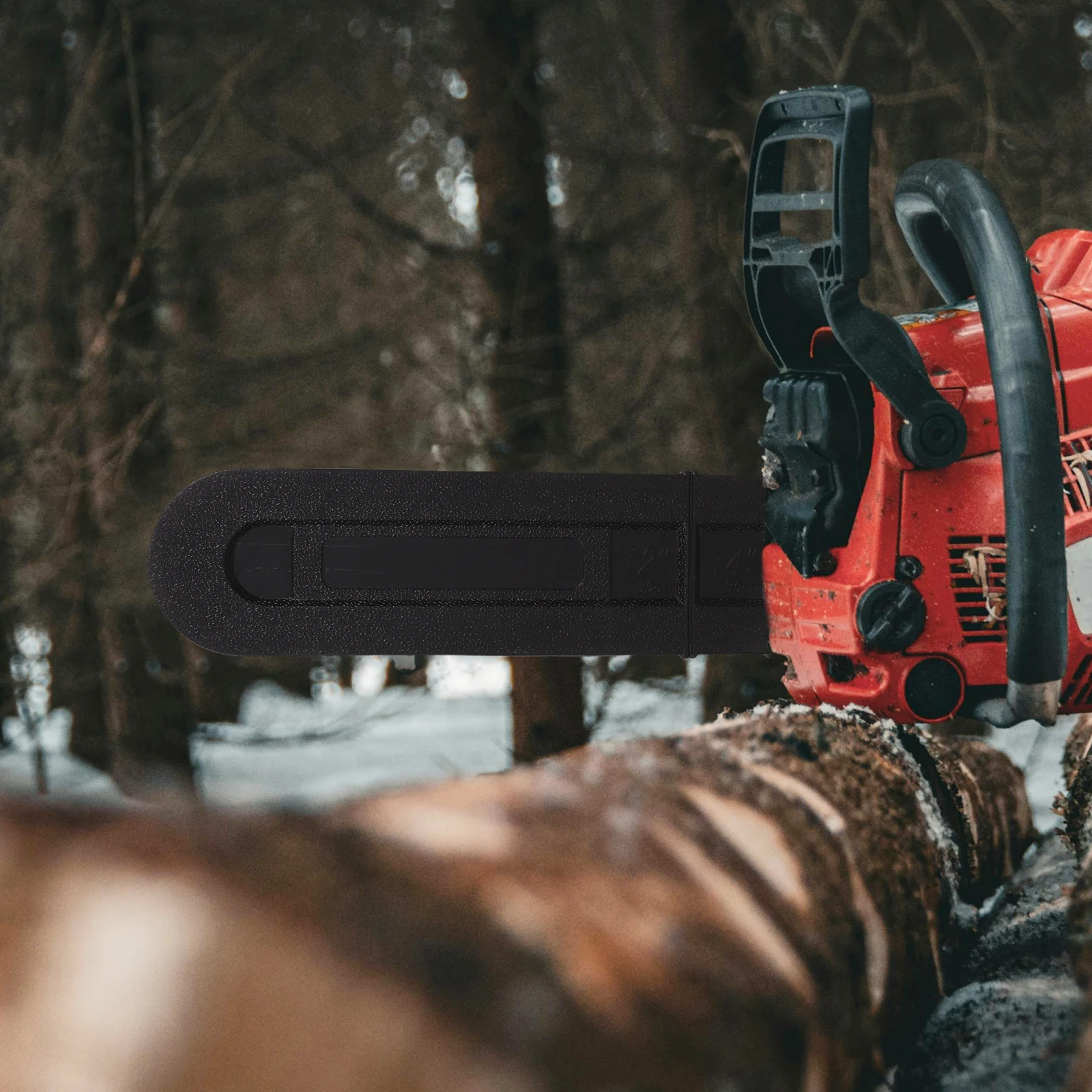 14 Inch Chainsaw Guide Plate Cover Durable Protective Case for Storage Transport Fits Most Models Power Tools Replacement Parts