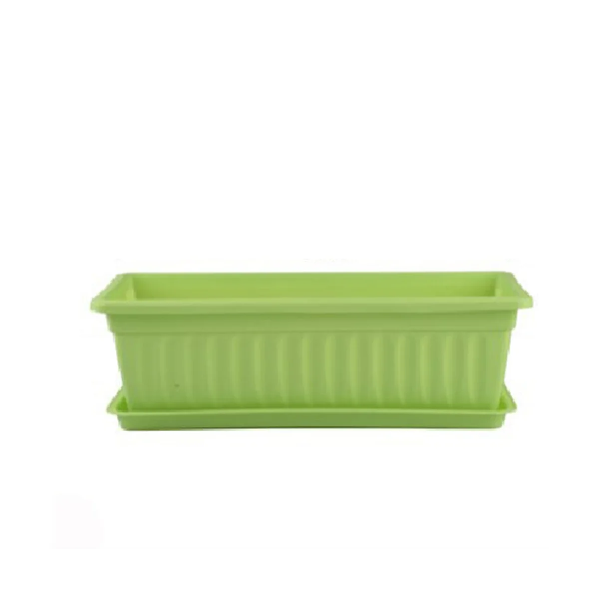 

Nursery Pot Absorbing Water Vegetable Pot Long Strip Double Layer Flower Pot Plastic Basin for Indoor Garden Balcony C