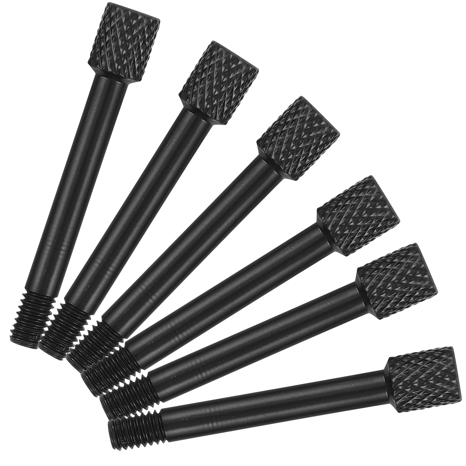 

6pcs Electric Guitar Accessories Black Copper Tremolo System Bridge Locking String Screws Replacement Parts Hardware