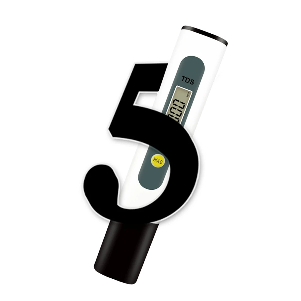 

A20F-Tds Meter Цифровой тестер воды-комплекты для тестирования воды в питьевой воде для дома, скважины, теста на водопроводной воду (с батареей) Easy Ins
