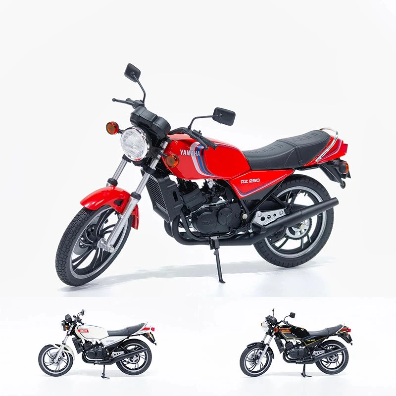 Aoshima 1:12 RZ250 Simulation Limited Edition Alloy Metal Static Motorcycle Model Toy Gift