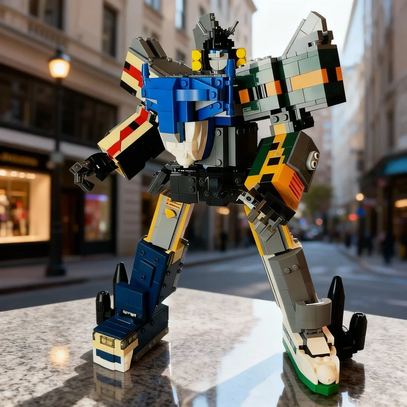 

1229pcs MOC TF 005 Transformers Model Building Blocks DIY Gift Creative Collectible Display Decor Premium Adult Kids Desk Home