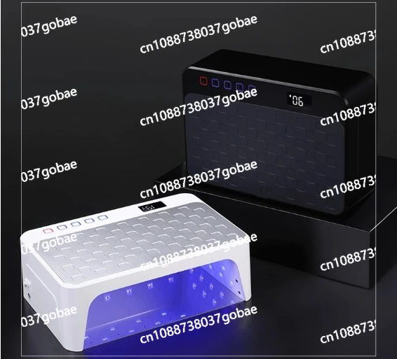 

Power storage led quick-drying high-power non-black finger nail polish glue phototherapy baking lamp for nail salons