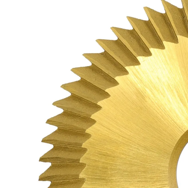 XCAN 1pc HSS Key Duplicate Machine Saw Blade 60x6x16mm 60Teeth Double Side Titanium Coated Key Machine Cutter for Copy Keys