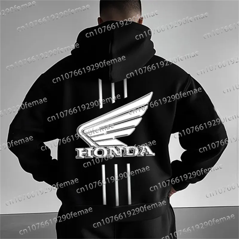 Classic MT-07 Motorcycle Printed Pattern Men's Sports Hoodie Daily Street Fashion Cycling Men's Top