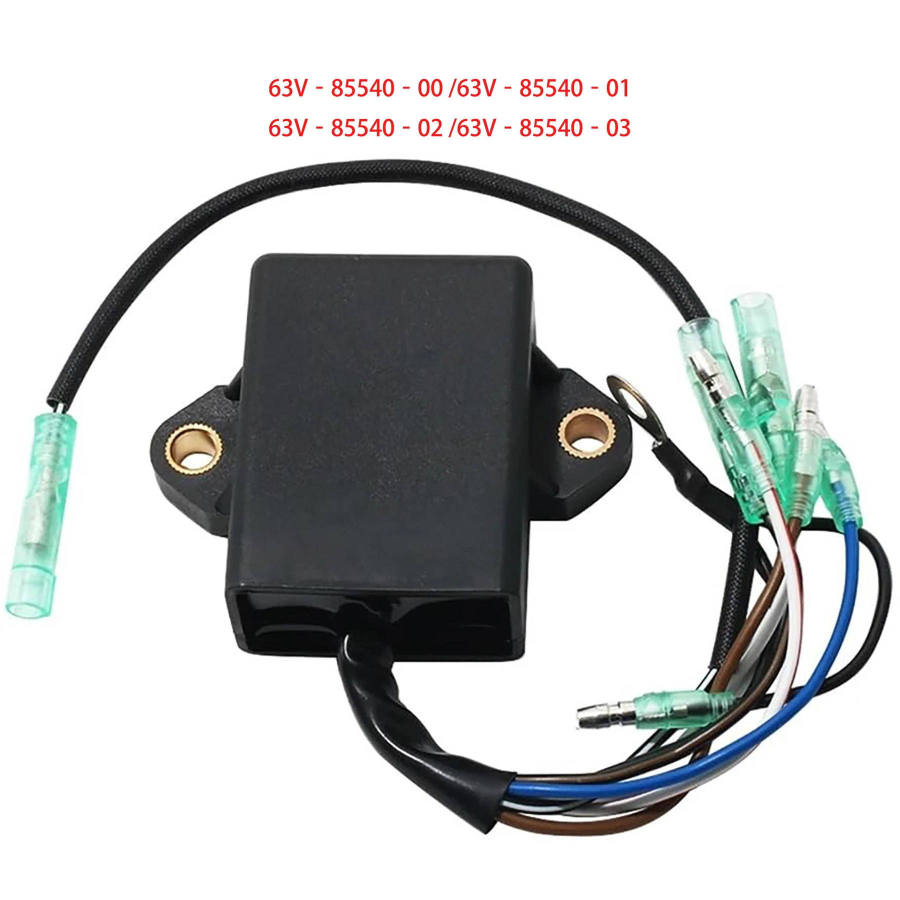 CDI Unit Assy 63V-85540-00 63V-85540-01 63V-85540-02 Ignition Power Pack Fits Yamaha 9.9HP 15HP 2‑Stroke Outboard Motor