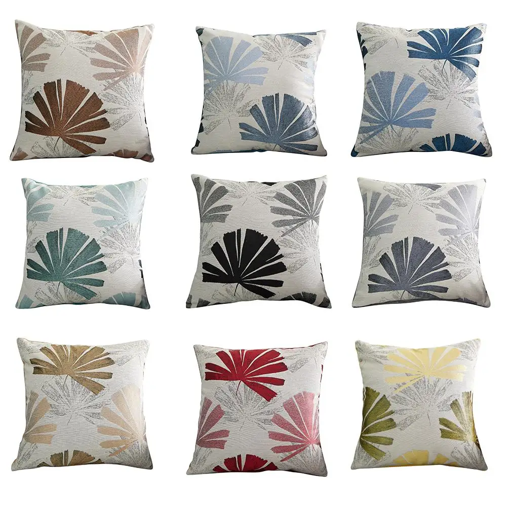 

Leaves Pattern Pillow Cases Throw Pillow Covers Multi Purpose Decorative Cushion Covers For Home Decoration 45 X 45cm Wholesale