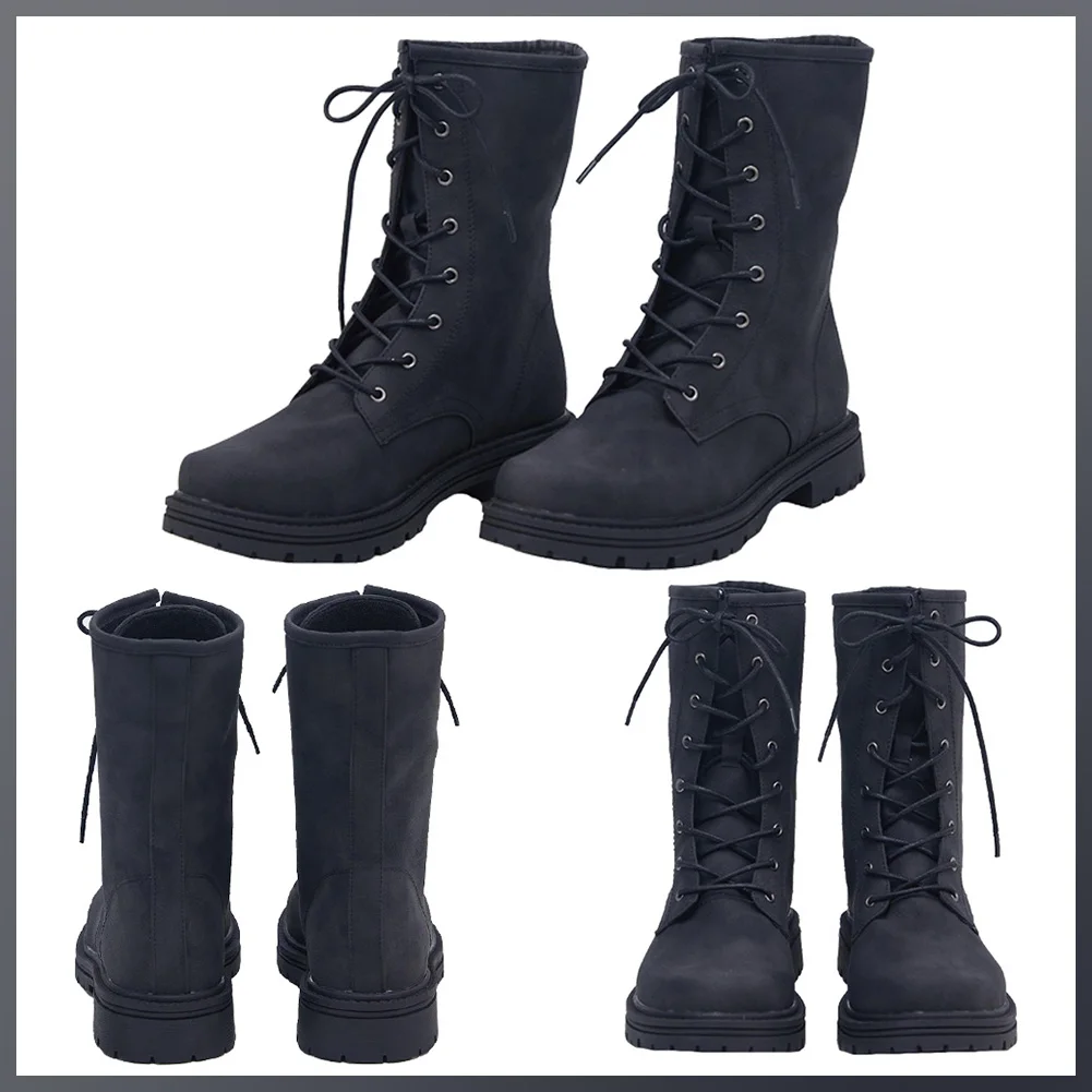 Movie Juices Disguise Costume Accessories Betelgeuse Cosplay Fantasy Shoes Boots Adult Men Roleplay Fantasia Footwear Male