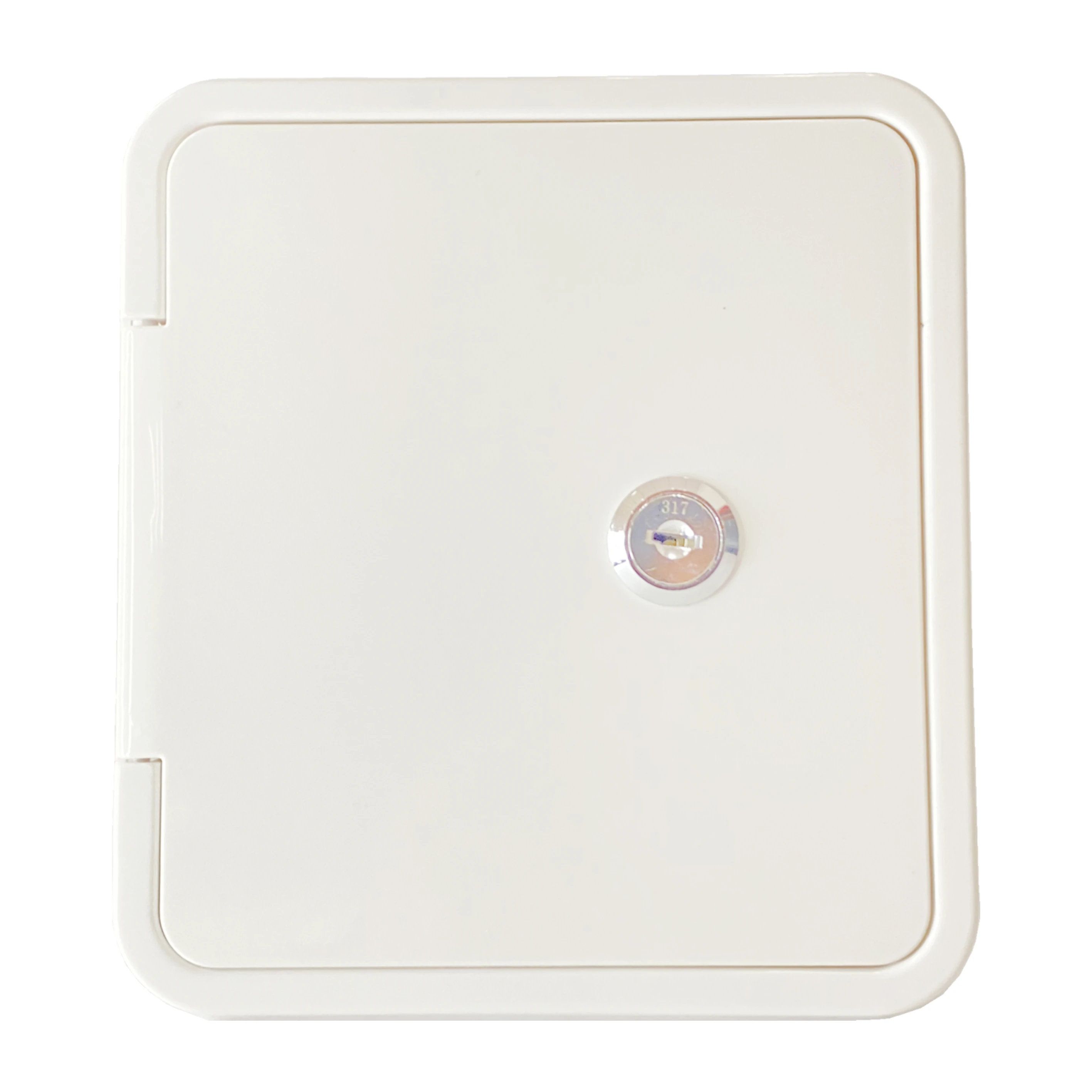

Intelligent Library HOT SALES RV Plastic White And Black Water Inlet Hatch