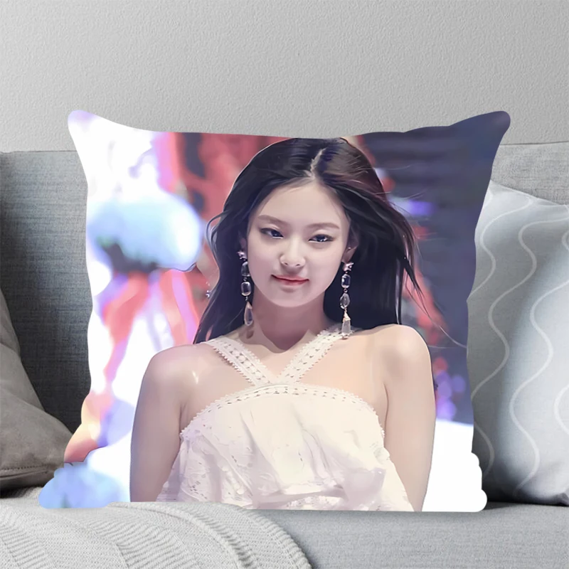 Comfortable pillow room bedroom office coffee shop car pillow living room Kawaii Girl J-Jennies Kims pillowcase Home Decor 45X45