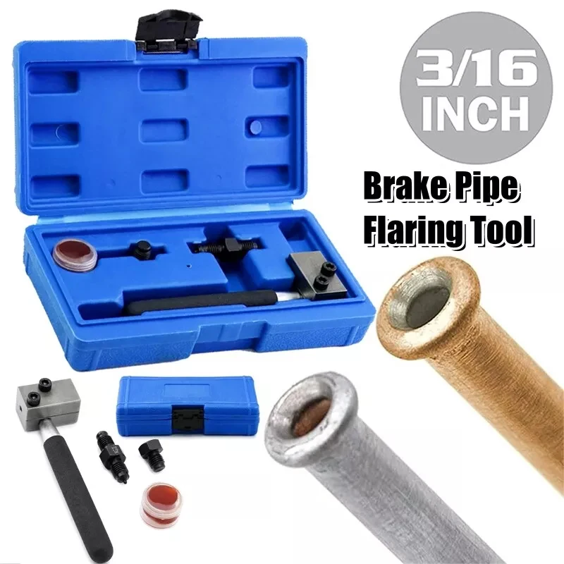 Professional Brake Pipe Flaring Tool Hand Held Use On Car 3/16\