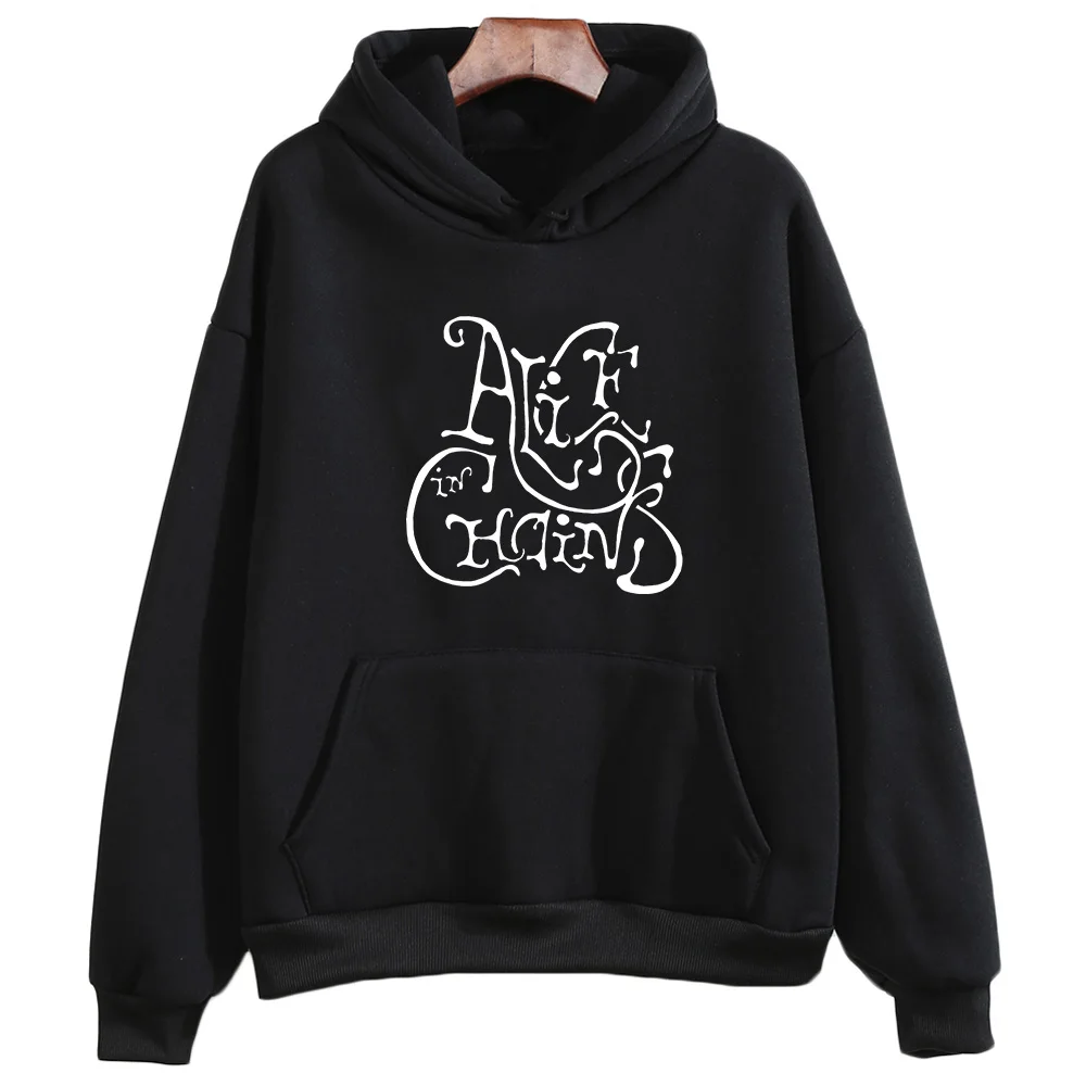 Grunge Band Alicee in Chains Sense of Design Graphic Hoodie Autumn Women/men Fleece Pullover Clothing Vintage Casual Sweatshirt