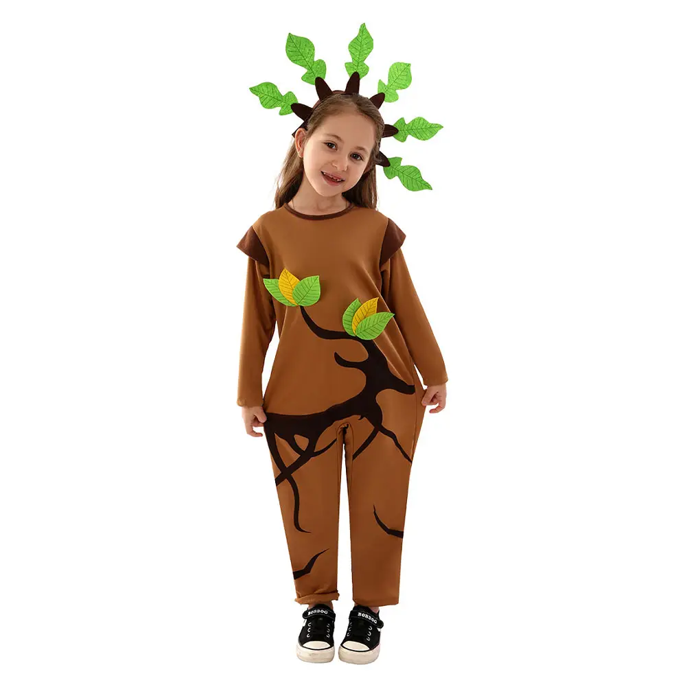 Kinderen Eierboom Ei Cos Kleding Jongens Meisjes Easter Cosplay Halloween Carnaval Kerst Campus Podiumkostuums Pak