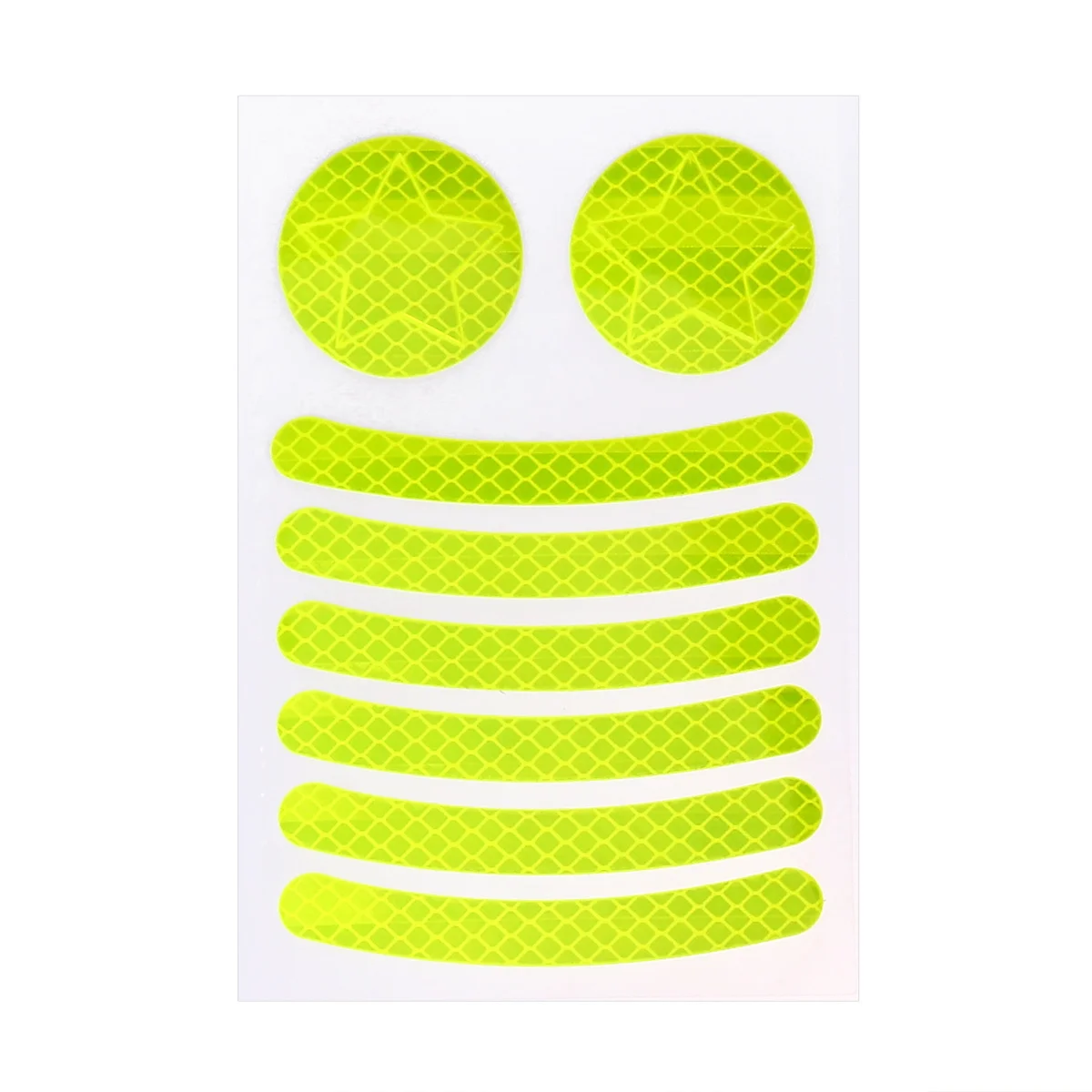 ملصقات تزيين الدراجة المتوازنة، شريط عاكس مقاوم للماء لعجلة الدراجة يتحدث في الظلام