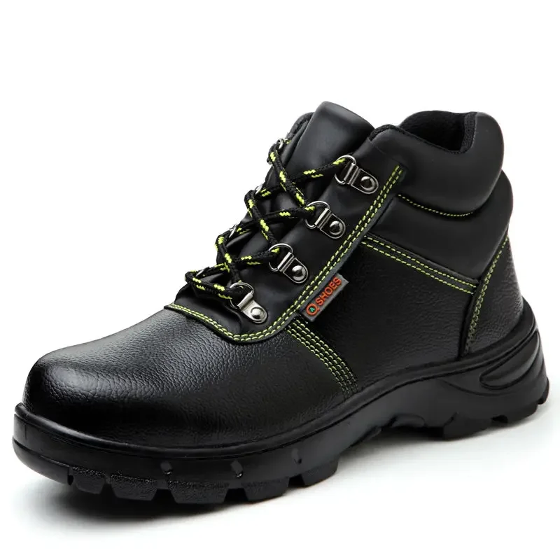 Industrial Safety Male Shoes Puncture-Proof Non Slip Steel Toe Work Men's Boots Comfortable Offer Cheap High Quality New Fashion