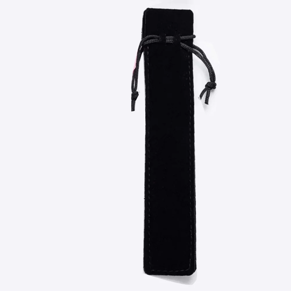 

30Pcs Flannel Drawstring Pen Pouches Protective Sleeve Portable Pen Pencil Holder Fabric Bags for Office School Writing Tool