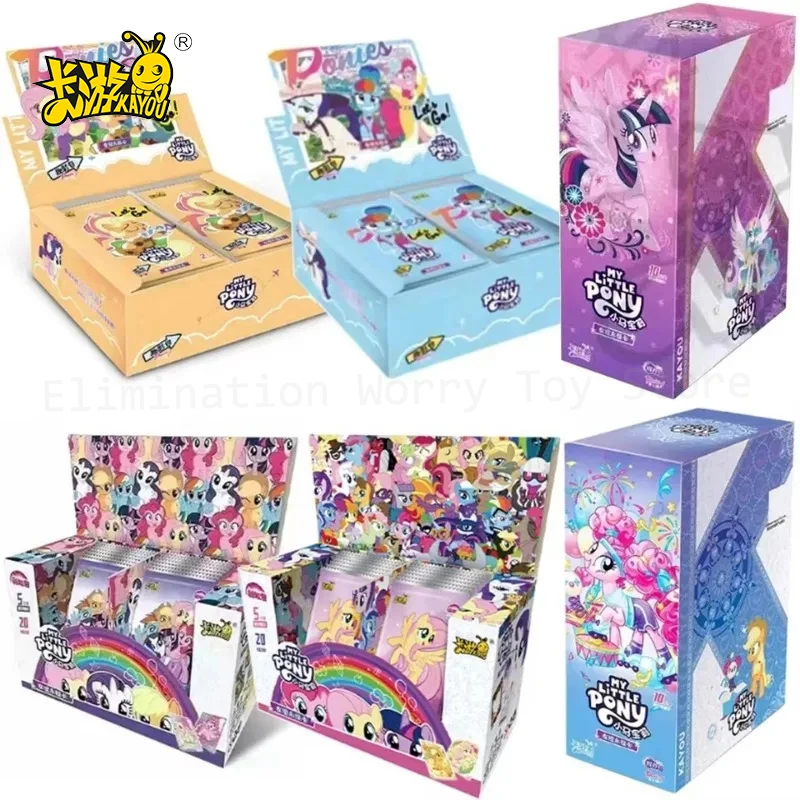 

Карточная игра KAYOU My Little Pony, коробка для карточек My Little Pony, флэш-карты «Дружба навсегда», редкая игрушка-карта SC SGR, Рождественский подарок