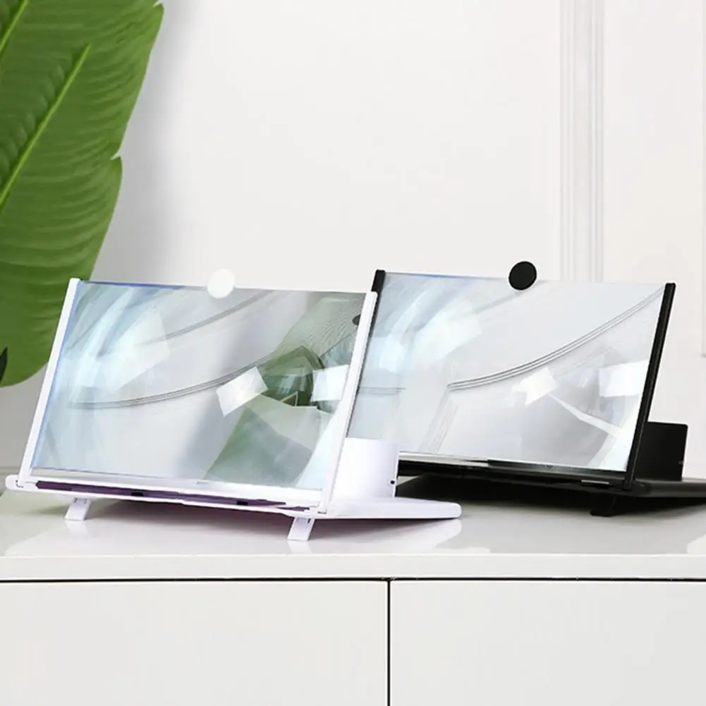 แว่นขยายหน้าจอ3D สำหรับเล่นเกมมือถือแบบพับได้แว่นขยายจอโทรศัพท์